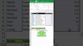 SUMIF function in Excel ➕ [upl. by Sanders]