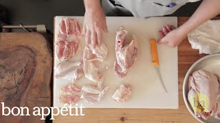 How to Break Down a Chicken Like Pro Butcher Jesse Griffiths [upl. by Leirda]