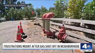 Frustrations mount in Rancho Palos Verdes with sudden gas shutoff [upl. by Ponzo116]