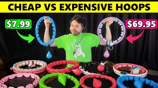 Are Cheap Infinity Weighted Hula Hoops Worth Buying Cheap VS Expensive Smart Hoop Review Comparison [upl. by Leunamme]