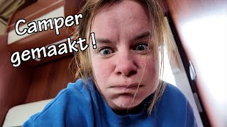 Camper gemaakt Vlog 4 [upl. by Clava]