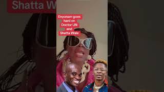 Enyonam goes hard on Dr UN and Shatta wale ghanamedia trendingvideo viralvideo shorts reels [upl. by Esimehc357]