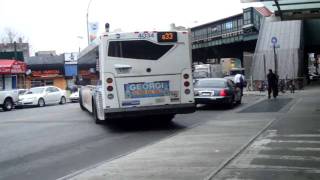 MTA Bus  Orion VII Next Generation Hybrid 4034 On The Q33 amp Roosevelt Ave Terminal [upl. by Sollars]