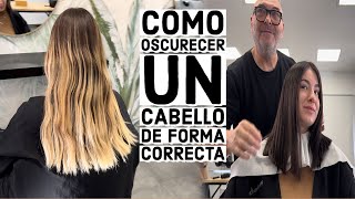 Aprende a CUBRIR LAS CANAS EN COLOR RUBIO bettylazcano te ENSEÑA a cubrirlas TOTALMENTE [upl. by Burnham]