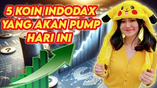 5 Koin indodax yang akan naik hari ini  koin crypto yang menjanjikan 2024  koin crypto potensial [upl. by Htaeh]