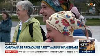 Caravana Shakespeare popas în 30 de oraşe [upl. by Acquah164]