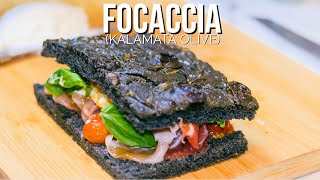 KALAMATA OLIVE FOCACCIA [upl. by Fe940]