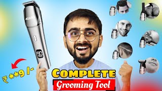 9 In One Trimmer 🤯  This Trimmer Has 6 Different Blades 😱  Agaro Royal Grooming Kit For Men [upl. by Irv231]