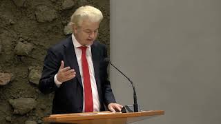 Inbreng Geert Wilders bij het debat over de geweldsincidenten in Amsterdam tweede termijn [upl. by Kahlil]