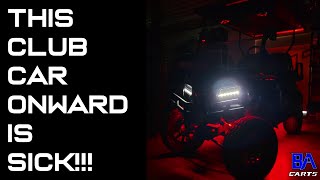 Club Car Onward Walkthrough With Speakers LED Lights And More [upl. by Akihsat623]