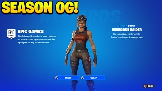 How To Get RENEGADE RAIDER SKIN FREE in Fortnite Season OG [upl. by Edyaj]