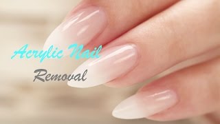 How To Remove Acrylic Nails in 20 Minutes Tutorial [upl. by Agace]