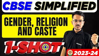 Gender Religion and Caste Class 10 OneShot Explanation 202324 CBSE SIMPLIFIED [upl. by Amehsat674]