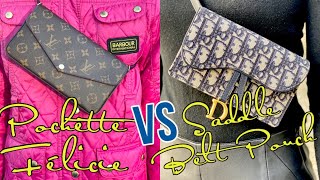 Louis Vuitton Pochette Félicie vs Dior Saddle Pouch [upl. by Aliuqehs]