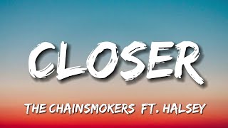 The Chainsmokers feat Halsey  Closer Lyrics [upl. by Neelav538]