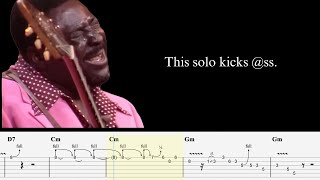 Now THIS is a blues solo Tab [upl. by Mokas714]