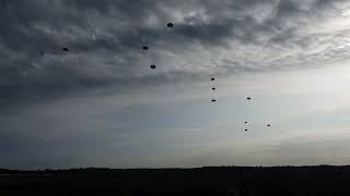 Airborne luchtlandingen market Garden Droppings Ginkelse Heide Ede Live 16 Sept 2023 [upl. by Eseilenna24]