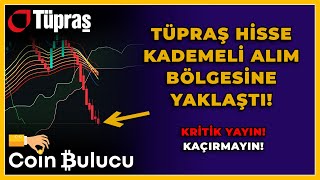 TÜPRAŞ HİSSE KADEMELİ ALIM BÖLGESİNE YAKLAŞTI TUPRS Hisse Teknik Analiz  Borsa Yorum [upl. by Jepum]