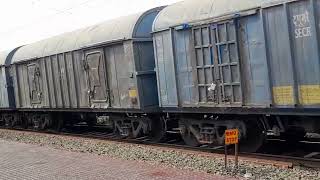 Wag9 Locomotive with Goods wagon passing Bauria StationSER [upl. by Ettevi]