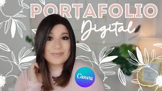 Cómo CREAR tu PORTAFOLIO DIGITAL en Canva ❤️ [upl. by Eiveneg]