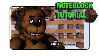 5 Nights At Freddys quotFreddy Fazbear Themequot Doorbell  quotNote BlockTutorialquot Minecraft [upl. by Absa]