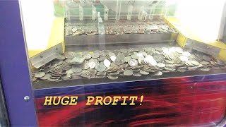 Coin Pusher HUGE PROFIT [upl. by Rozek]