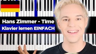 Hans Zimmer  Time  Klavier lernen  EINFACH [upl. by Wallace]