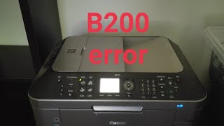 How to fix B200 error Canon MX870 printer [upl. by Tara272]