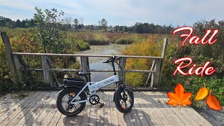 Vitilan V3 Ebike  Fall Trail Ride [upl. by Krutz795]