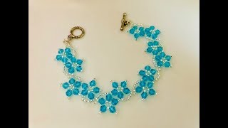 Blossom Beaded Bracelet or NecklaceDIY Beaded Bracelet [upl. by Sparkie]