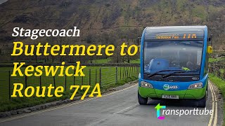 Buttermere to Keswick • Stagecoach Route 77A • Realtime [upl. by Carolyne]