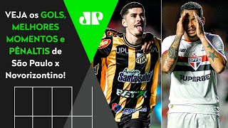 SÃO PAULO ELIMINADO NOS PÊNALTIS SÃO PAULO 1 4 X 5 1 NOVORIZONTINO  PAULISTÃO 2024 [upl. by Scottie]