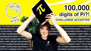 He Memorized 100000 π Digits Towards Pi Day 2020 amp Math Day in the Memory of Stephen Hawking [upl. by Aniala742]