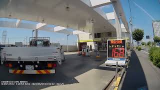 NBOXガソリンスタンドで給油☆平面駐車場入庫⇒出庫★【車載動画】【Dashcam】Refueling at a gas station [upl. by Craw565]