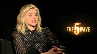 The 5th Wave Interview  Chloe Grace Moretz [upl. by Phionna355]