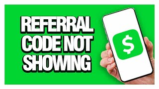 Cash App Referral Code Not Showing  How To Fix  Working [upl. by Lombardo795]