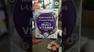 MULTIVITAMIN drop Multivitamin amp L  Lysine Drops Benifits side effects [upl. by Layman]