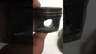 The piston was torn apart The piston from 125cc is jammed major engine repair tuningparts tuning [upl. by Heloise]