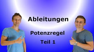 Ableitungen  Potenzregel Teil 1 mit AufgabenLösung [upl. by Araccot357]