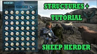 Ark Survival Evolved  Structures Plus Tutorial  Sheep Herder [upl. by Ashlen]