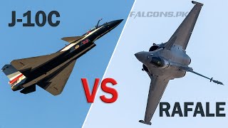 J10C Vigorous Dragon Vs Dassault Rafale  Impressive Landing Move [upl. by Dhiren585]