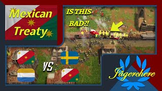 WHY DO I DO THIS EVERYTIME  2v2 Treaty with Mexicans  AOE III DE [upl. by Assilym]