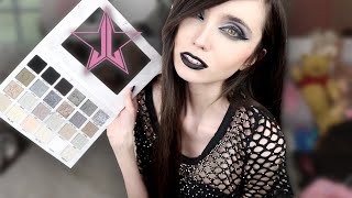 Trying the Jeffree Star Cremated Palette [upl. by Nirred]