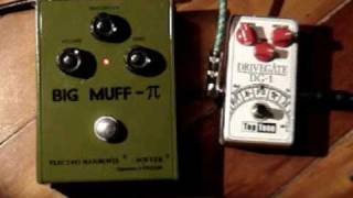 TopTone DG1 Vs Green Big Muff [upl. by Ruhtua329]