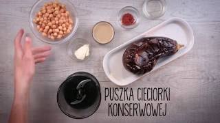 Hummus z pieczonym bakłażanem i kolendrą [upl. by Assir492]