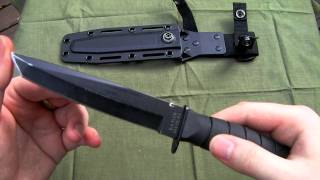 KaBar Short Tanto Knife Review [upl. by Aziar]