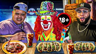 Tacos de BARRIO con CUPY el PAYASO  BIGampFASHION [upl. by Yrrag573]