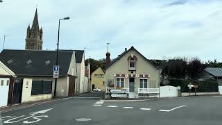 Driving to Arromanches Normandy France [upl. by Aniloj719]