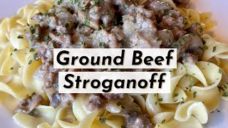 Ground Beef Stroganoff [upl. by Dust]