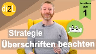 Lesestrategie Überschrift beachten [upl. by Elehcar]